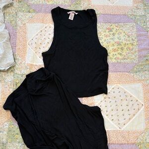 Victoria's Secret Black Pajama Set